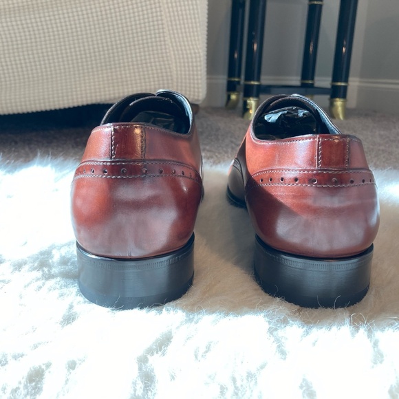 Brand New Paul Evans Brando Semi-Brogue Oxford - Havana Brown main image 8